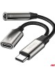 AMC-04295/AM - ΚΑΛΩΔΙΟ ΦΟΡΤΙΣΗΣ USB ΑΠΟ USB-C ΣΕ USB-C & ΑΝΤΑΠΤΟΡΑΣ ΑΚΟΥΣΤΙΚΩΝ MINI JACK 3.5mm ΘΗΛΥΚΟ 10cm AMIO - 1 Τεμ. ΚΑΛΩΔΙΟ ΦΟΡΤΙΣΗΣ USB ΑΠΟ USB-C ΣΕ USB-C & ΑΝΤΑΠΤΟΡΑΣ ΑΚΟΥΣΤΙΚΩΝ MINI JACK 3.5mm ΘΗΛΥΚΟ 10cm AMIO - 1 Τεμ.