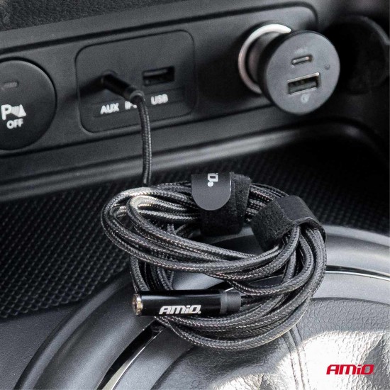AMC-04296/AM - ΚΑΛΩΔΙΟ ΣΥΝΔΕΣΗΣ AUX MINI JACK ΑΠΟ ΑΡΣΕΝΙΚΟ 3.5mm ΣΕ ΘΗΛΥΚΟ 3.5mm 2m AMIO - 1 Τεμ. ΚΑΛΩΔΙΟ ΣΥΝΔΕΣΗΣ AUX MINI JACK ΑΠΟ ΑΡΣΕΝΙΚΟ 3.5mm ΣΕ ΘΗΛΥΚΟ 3.5mm 2m AMIO - 1 Τεμ.