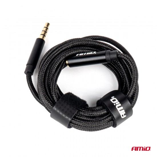 AMC-04296/AM - ΚΑΛΩΔΙΟ ΣΥΝΔΕΣΗΣ AUX MINI JACK ΑΠΟ ΑΡΣΕΝΙΚΟ 3.5mm ΣΕ ΘΗΛΥΚΟ 3.5mm 2m AMIO - 1 Τεμ. ΚΑΛΩΔΙΟ ΣΥΝΔΕΣΗΣ AUX MINI JACK ΑΠΟ ΑΡΣΕΝΙΚΟ 3.5mm ΣΕ ΘΗΛΥΚΟ 3.5mm 2m AMIO - 1 Τεμ.