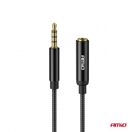 AMC-04296/AM - ΚΑΛΩΔΙΟ ΣΥΝΔΕΣΗΣ AUX MINI JACK ΑΠΟ ΑΡΣΕΝΙΚΟ 3.5mm ΣΕ ΘΗΛΥΚΟ 3.5mm 2m AMIO - 1 Τεμ. ΚΑΛΩΔΙΟ ΣΥΝΔΕΣΗΣ AUX MINI JACK ΑΠΟ ΑΡΣΕΝΙΚΟ 3.5mm ΣΕ ΘΗΛΥΚΟ 3.5mm 2m AMIO - 1 Τεμ.