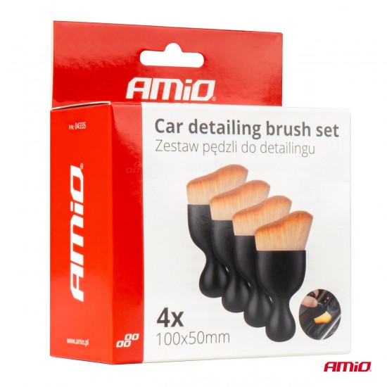 AMC-04335/AM - ΒΟΥΡΤΣΕΣ ΚΑΘΑΡΙΣΜΟΥ ΧΕΙΡΟΣ ΕΣΩΤΕΡΙΚΟΥ ΧΩΡΟΥ ΑΥΤΟΚΙΝΗΤΟΥ 100x50mm ΑΜΙΟ - 4 ΤΕΜ. ΒΟΥΡΤΣΕΣ ΚΑΘΑΡΙΣΜΟΥ ΧΕΙΡΟΣ ΕΣΩΤΕΡΙΚΟΥ ΧΩΡΟΥ ΑΥΤΟΚΙΝΗΤΟΥ 100x50mm ΑΜΙΟ - 4 ΤΕΜ.