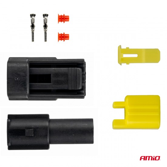 AMC-04345/AM - ΦΙΣΑ ΣΥΝΔΕΣΗΣ ΜΕ ΥΠΟΔΟΧΗ 1 PIN Φ2,2mm ΑΔΙΑΒΡΟΧΗ AMIO - 1 τεμ. ΦΙΣΑ ΣΥΝΔΕΣΗΣ ΜΕ ΥΠΟΔΟΧΗ 1 PIN Φ2,2mm ΑΔΙΑΒΡΟΧΗ AMIO - 1 τεμ.