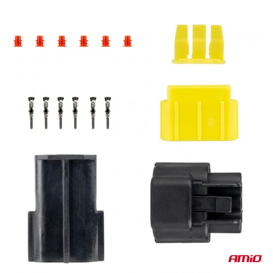 AMC-04347/AM - ΦΙΣΑ ΣΥΝΔΕΣΗΣ ΜΕ ΥΠΟΔΟΧΗ 3 PIN Φ2,2mm ΑΔΙΑΒΡΟΧΗ AMIO - 1 τεμ. ΦΙΣΑ ΣΥΝΔΕΣΗΣ ΜΕ ΥΠΟΔΟΧΗ 3 PIN Φ2,2mm ΑΔΙΑΒΡΟΧΗ AMIO - 1 τεμ.