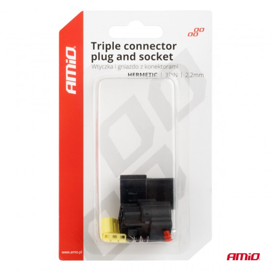 AMC-04347/AM - ΦΙΣΑ ΣΥΝΔΕΣΗΣ ΜΕ ΥΠΟΔΟΧΗ 3 PIN Φ2,2mm ΑΔΙΑΒΡΟΧΗ AMIO - 1 τεμ. ΦΙΣΑ ΣΥΝΔΕΣΗΣ ΜΕ ΥΠΟΔΟΧΗ 3 PIN Φ2,2mm ΑΔΙΑΒΡΟΧΗ AMIO - 1 τεμ.