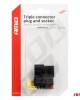 AMC-04347/AM - ΦΙΣΑ ΣΥΝΔΕΣΗΣ ΜΕ ΥΠΟΔΟΧΗ 3 PIN Φ2,2mm ΑΔΙΑΒΡΟΧΗ AMIO - 1 τεμ. ΦΙΣΑ ΣΥΝΔΕΣΗΣ ΜΕ ΥΠΟΔΟΧΗ 3 PIN Φ2,2mm ΑΔΙΑΒΡΟΧΗ AMIO - 1 τεμ.