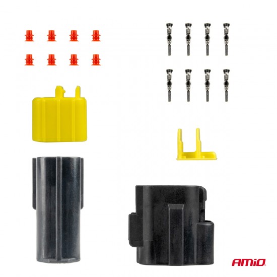 AMC-04348/AM - ΦΙΣΑ ΣΥΝΔΕΣΗΣ ΜΕ ΥΠΟΔΟΧΗ 4 PIN Φ2,2mm ΑΔΙΑΒΡΟΧΗ AMIO - 1 τεμ. ΦΙΣΑ ΣΥΝΔΕΣΗΣ ΜΕ ΥΠΟΔΟΧΗ 4 PIN Φ2,2mm ΑΔΙΑΒΡΟΧΗ AMIO - 1 τεμ.