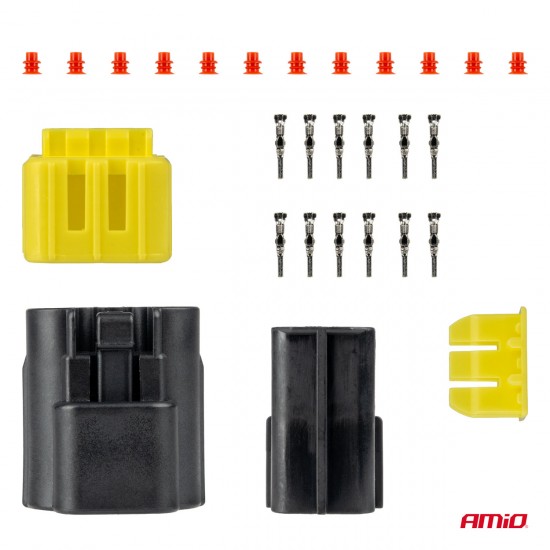 AMC-04349/AM - ΦΙΣΑ ΣΥΝΔΕΣΗΣ ΜΕ ΥΠΟΔΟΧΗ 6 PIN Φ2,2mm ΑΔΙΑΒΡΟΧΗ AMIO - 1 τεμ. ΦΙΣΑ ΣΥΝΔΕΣΗΣ ΜΕ ΥΠΟΔΟΧΗ 6 PIN Φ2,2mm ΑΔΙΑΒΡΟΧΗ AMIO - 1 τεμ.