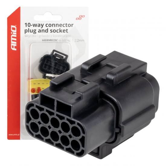 AMC-04351/AM - ΦΙΣΑ ΣΥΝΔΕΣΗΣ ΜΕ ΥΠΟΔΟΧΗ 10 PIN Φ2,2mm ΑΔΙΑΒΡΟΧΗ AMIO - 1 τεμ. ΦΙΣΑ ΣΥΝΔΕΣΗΣ ΜΕ ΥΠΟΔΟΧΗ 10 PIN Φ2,2mm ΑΔΙΑΒΡΟΧΗ AMIO - 1 τεμ.