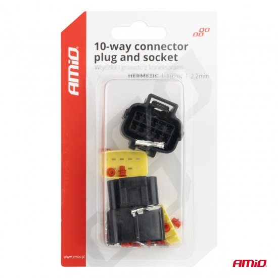 AMC-04351/AM - ΦΙΣΑ ΣΥΝΔΕΣΗΣ ΜΕ ΥΠΟΔΟΧΗ 10 PIN Φ2,2mm ΑΔΙΑΒΡΟΧΗ AMIO - 1 τεμ. ΦΙΣΑ ΣΥΝΔΕΣΗΣ ΜΕ ΥΠΟΔΟΧΗ 10 PIN Φ2,2mm ΑΔΙΑΒΡΟΧΗ AMIO - 1 τεμ.