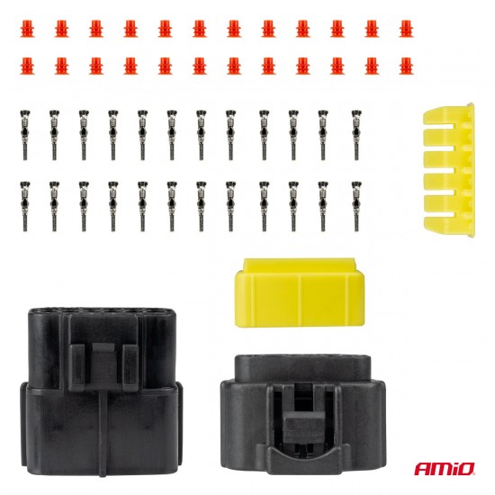 AMC-04352/AM - ΦΙΣΑ ΣΥΝΔΕΣΗΣ ΜΕ ΥΠΟΔΟΧΗ 12 PIN Φ2,2mm ΑΔΙΑΒΡΟΧΗ AMIO - 1 τεμ. ΦΙΣΑ ΣΥΝΔΕΣΗΣ ΜΕ ΥΠΟΔΟΧΗ 12 PIN Φ2,2mm ΑΔΙΑΒΡΟΧΗ AMIO - 1 τεμ.