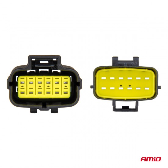AMC-04352/AM - ΦΙΣΑ ΣΥΝΔΕΣΗΣ ΜΕ ΥΠΟΔΟΧΗ 12 PIN Φ2,2mm ΑΔΙΑΒΡΟΧΗ AMIO - 1 τεμ. ΦΙΣΑ ΣΥΝΔΕΣΗΣ ΜΕ ΥΠΟΔΟΧΗ 12 PIN Φ2,2mm ΑΔΙΑΒΡΟΧΗ AMIO - 1 τεμ.