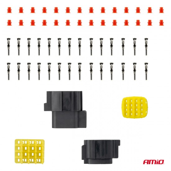 AMC-04353/AM - ΦΙΣΑ ΣΥΝΔΕΣΗΣ ΜΕ ΥΠΟΔΟΧΗ 16 PIN Φ2,2mm ΑΔΙΑΒΡΟΧΗ AMIO - 1 τεμ. ΦΙΣΑ ΣΥΝΔΕΣΗΣ ΜΕ ΥΠΟΔΟΧΗ 16 PIN Φ2,2mm ΑΔΙΑΒΡΟΧΗ AMIO - 1 τεμ.
