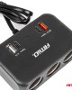 AMC-04365/AM - ΑΝΤΑΠΤΟΡΑΣ ΑΝΑΠΤΗΡΑ 12/24V 120W ΜΑΥΡΟΣ/3 ΘΕΣΕΙΣ/1xUSB-A+1xUSB-C QC 4.0 ΤΑΧΕΙΑΣ ΦΟΡΤΙΣΗΣ/ΚΑΛΩΔΙΟ 80cm AMIO - 1 Τεμ. ΑΝΤΑΠΤΟΡΑΣ ΑΝΑΠΤΗΡΑ 12/24V 120W ΜΑΥΡΟΣ/3 ΘΕΣΕΙΣ/1xUSB-A+1xUSB-C QC 4.0 ΤΑΧΕΙΑΣ ΦΟΡΤΙΣΗΣ/ΚΑΛΩΔΙΟ 80cm AMIO - 1 Τεμ.