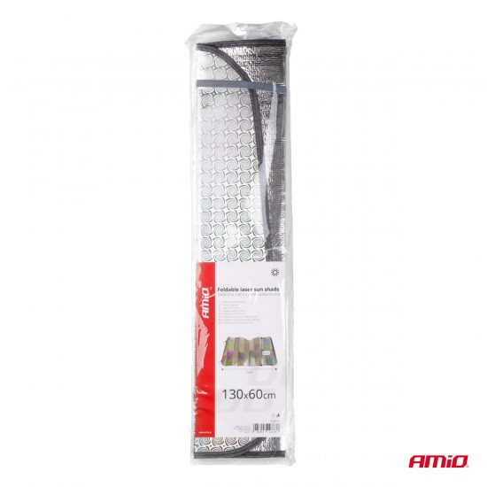 AMC-04373/AM - ΗΛΙΟΠΡΟΣΤΑΣΙΑ ΕΣΩΤΕΡΙΚΗ ΑΣΗΜΙ ΜΕ ΒΕΝΤΟΥΖΕΣ 130x60cm ΑΜΙΟ - 1 ΤΕΜ. ΗΛΙΟΠΡΟΣΤΑΣΙΑ ΕΣΩΤΕΡΙΚΗ ΑΣΗΜΙ ΜΕ ΒΕΝΤΟΥΖΕΣ 130x60cm ΑΜΙΟ - 1 ΤΕΜ.