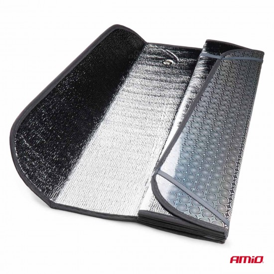 AMC-04375/AM - ΗΛΙΟΠΡΟΣΤΑΣΙΑ ΕΣΩΤΕΡΙΚΗ ΑΣΗΜΙ ΜΕ ΒΕΝΤΟΥΖΕΣ 150x80cm ΑΜΙΟ - 1 ΤΕΜ. ΗΛΙΟΠΡΟΣΤΑΣΙΑ ΕΣΩΤΕΡΙΚΗ ΑΣΗΜΙ ΜΕ ΒΕΝΤΟΥΖΕΣ 150x80cm ΑΜΙΟ - 1 ΤΕΜ.