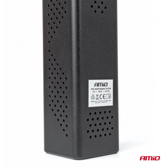 ΚΟΜΠΡΕΣΕΡ ΑΕΡΑ 12V 10BAR 150PSI 20L/MIN 100W ΜΕ ΨΗΦΙΑΚΗ ΟΘΟΝΗ & ΦΑΚΟ LED AMIO 1ΤΕΜ.