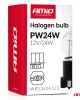 Amio - Λάμπα Αλογόνου PW24W 12V 24W Βάση WP3.3x14.5-3 για Φώτα Ημέρας (DRL) & Θέσης  - 1 τεμ.(04409/AM)