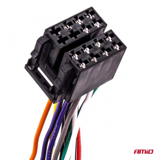 Amio - Φίσσα ISO 13 Pin Θηλυκή 12V έως 5A – CCA, Για Ηλεκτρικές Εγκαταστάσεις Οχημάτων - 1 τεμ. (04441/AM)