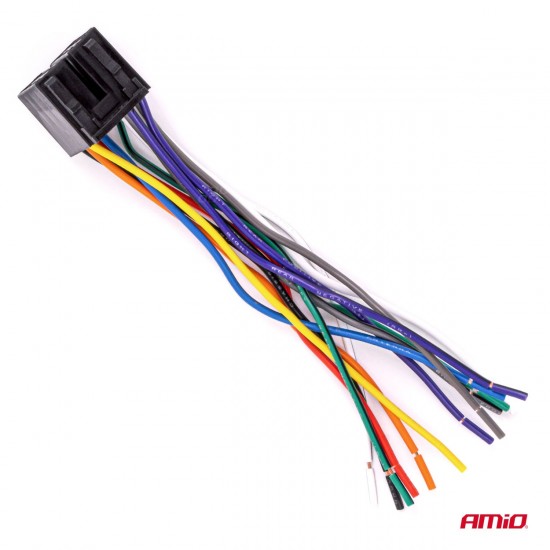 Amio - Φίσσα ISO 13 Pin Θηλυκή 12V έως 5A – CCA, Για Ηλεκτρικές Εγκαταστάσεις Οχημάτων - 1 τεμ. (04441/AM)