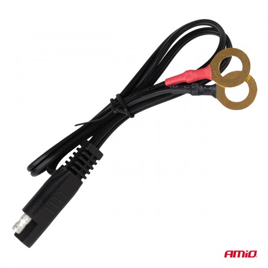 Amio - Φορτιστής Μπαταρίας Ψηφιακός PRO AGM GEL LiFePo4 (LFP) τάση λειτουργίας 6/12V ένταση ρεύματος 5A για Επιβατικά Αυτοκίνητα και Μοτοσυκλέτες - 1 τεμ. (04527/AM)