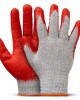 Amio - Γάντια Εργασίας Βαμβακερά με επικάλυψη λάτεξ μέγεθος No.9 γκρι/κόκκινο για Φορτηγά - 1 ζεύγος (04630/MB)