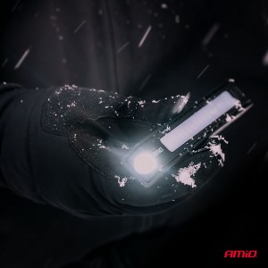 Amio - Φακοί Εργασίας Χειρός Ανακλινόμενοι τύπου XTE+SMD LED χωρητικότητα μπαταρίας 600mAh μήκος 15cm - 10 τεμ. (04670/AM)