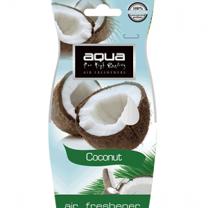 Aqua - ΑΡΩΜΑΤΙΚΟ ΑΥΤΟΚΙΝΗΤΟΥ ΚΡΕΜΑΣΤΟ ΜΕ ΑΡΩΜΑ ΚΑΡΥΔΑ (COCONUT) AQUA - 1 TEM. (10-003/AQ)