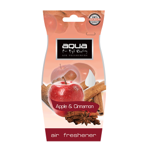 Aqua - ΑΡΩΜΑΤΙΚΟ ΑΥΤΟΚΙΝΗΤΟΥ ΚΡΕΜΑΣΤΟ ΜΕ ΑΡΩΜΑ ΜΗΛΟ/ΚΑΝΕΛΑ (APPLE/CINNAMON) AQUA - 1 TEM. (10-111/AQ)