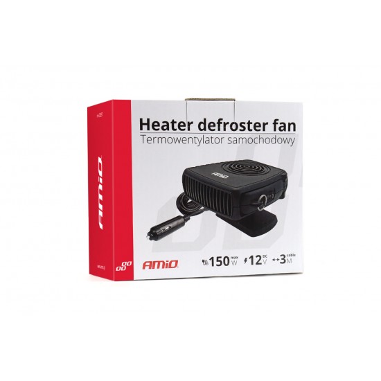AMC-02537/AM - ΑΕΡΟΘΕΡΜΟ ΑΝΑΠΤΗΡΑ 12V - 150W (ΚΑΛΩΔΙΟ 150 cm) CH-04 AMIO ΑΕΡΟΘΕΡΜΟ ΑΝΑΠΤΗΡΑ 12V - 150W (ΚΑΛΩΔΙΟ 150 cm) CH-04 AMIO