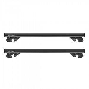 ΜΠΑΡΕΣ ΟΡΟΦΗΣ ΑΛΟΥΜΙΝΙΟΥ JACKSON BLACK 120 cm ΣΕ ΜΑΥΡΟ ΧΡΩΜΑ ΓΙΑ ΟΡΟΦΗ ΜΕ RAISED RAILS MENABO - 2 ΤΕΜ.