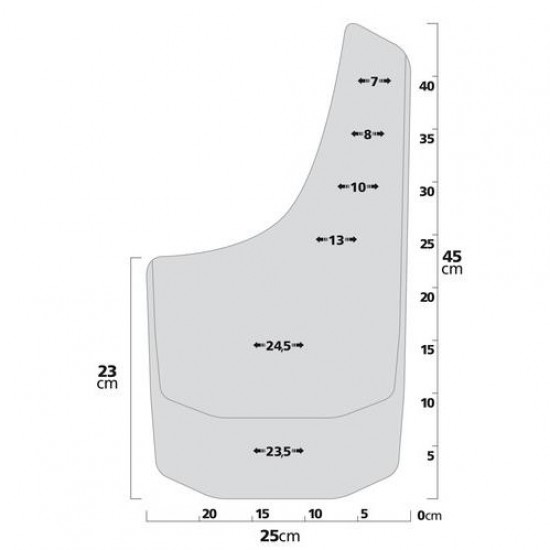 AMC-L1251.7 - ΛΑΣΠΩΤΗΡΕΣ SPLASH-GUARDS MUD-MAX 4X4 SIZE 1 25x45cm 2ΤΕΜ ΛΑΣΠΩΤΗΡΕΣ SPLASH-GUARDS MUD-MAX 4X4 SIZE 1 25x45cm 2ΤΕΜ
