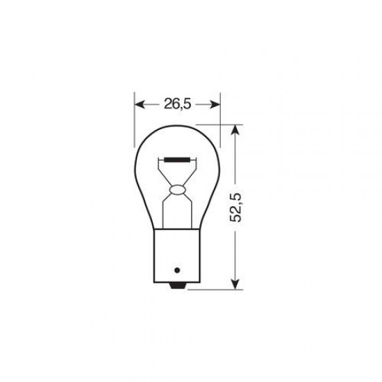 AMC-5831.6-LM - P21W 12V 21W BA15s μονοπολικό BLU-XENON P21W 12V 21W BA15s μονοπολικό BLU-XENON