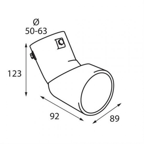 AMC-L6009.6 - ΑΚΡΟ ΕΞΑΤΜΙΣΗΣ TS-45 50-63mm - ΛΟΞΟ 90 ΜΟΙΡΕΣ ΑΚΡΟ ΕΞΑΤΜΙΣΗΣ TS-45 50-63mm - ΛΟΞΟ 90 ΜΟΙΡΕΣ