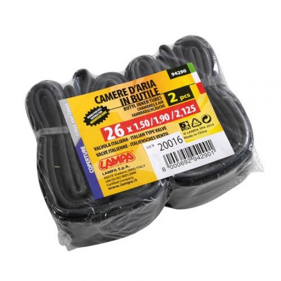 AMC-9429.0-LB - Σαμπρέλα Ποδηλάτου 26 x 1,50/1,90/2,125 2τεμ. Σαμπρέλα Ποδηλάτου 26 x 1,50/1,90/2,125 2τεμ.