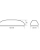 AMC-L9887.6 - Φως Φορτηγού 24V 3LED Πορτοκαλί 103x35mm Φως Φορτηγού 24V 3LED Πορτοκαλί 103x35mm