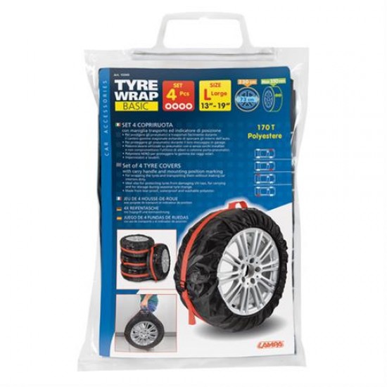 AMC-L1594.0 - ΤΣΑΝΤΕΣ ΜΕΤΑΦΟΡΑΣ 4 ΕΛΑΣΤΙΚΩΝ TYRE WRAP BASIC (L) 13-19 INCH ΤΣΑΝΤΕΣ ΜΕΤΑΦΟΡΑΣ 4 ΕΛΑΣΤΙΚΩΝ TYRE WRAP BASIC (L) 13-19 INCH