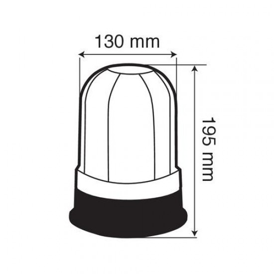 AMC-L7299.9 - Φάρος RH-1 12V/24V Βιδωτός Πορτοκαλί 130x195mm Φάρος RH-1 12V/24V Βιδωτός Πορτοκαλί 130x195mm
