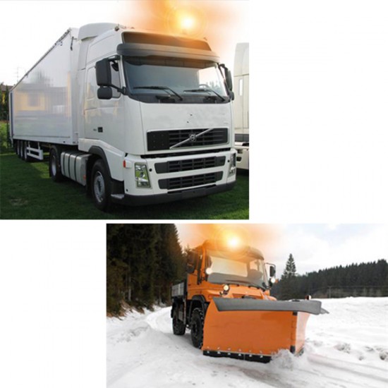 AMC-L7300.1 - Φάρος RH-2 12V/24V Μαγνητικός με φις αναπτήρα Πορτοκαλί 130x195mm Φάρος RH-2 12V/24V Μαγνητικός με φις αναπτήρα Πορτοκαλί 130x195mm