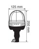 AMC-L7300.7 - Φάρος βιδωτός Ελαστικός RL-3 12V/24V με DIN 125x250mm Φάρος βιδωτός Ελαστικός RL-3 12V/24V με DIN 125x250mm