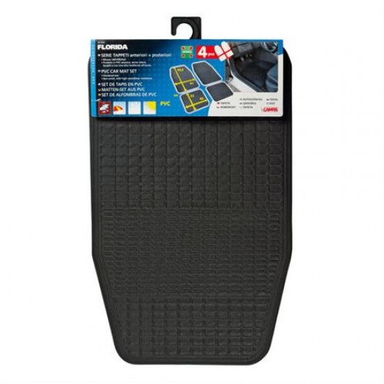 AMC-L2514.1 - ΣΕΤ ΠΑΤΑΚΙΑ FLORIDA (ΜΑΥΡΟ/ΛΑΣΤΙΧΟ - 41 Χ 63,5 cm ΚΑΙ 40 Χ 33 cm) - 4 ΤΕΜ. ΣΕΤ ΠΑΤΑΚΙΑ FLORIDA (ΜΑΥΡΟ/ΛΑΣΤΙΧΟ - 41 Χ 63,5 cm ΚΑΙ 40 Χ 33 cm) - 4 ΤΕΜ.
