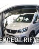 ΑΝΕΜΟΘΡΑΥΣΤΕΣ ΓΙΑ PEUGEOT PARTNER III 2D / PEUGEOT RIFTER 4D/5D / CITROEN BERLINGO III 4D/5D / OPEL COMBO E 4D/5D LOV 2018+/TOYOTA PROACE CITY 2018+ ΖΕΥΓΑΡΙ ΑΠΟ ΕΥΚΑΜΠΤΟ ΦΙΜΕ ΠΛΑΣΤΙΚΟ HEKO - 2 ΤΕΜ.