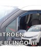 ΑΝΕΜΟΘΡΑΥΣΤΕΣ ΓΙΑ PEUGEOT PARTNER III 2D / PEUGEOT RIFTER 4D/5D / CITROEN BERLINGO III 4D/5D / OPEL COMBO E 4D/5D LOV 2018+/TOYOTA PROACE CITY 2018+ ΖΕΥΓΑΡΙ ΑΠΟ ΕΥΚΑΜΠΤΟ ΦΙΜΕ ΠΛΑΣΤΙΚΟ HEKO - 2 ΤΕΜ.