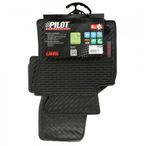 ΠΑΤΑΚΙΑ ΣΕ ΣΚΑΦΗ ΛΑΣΤΙΧΟ ΓΙΑ VW GOLF 5+6 3D/5D 11/2003-10/2014 / JETTA 09/2005-01/2011 / SCIROCCO 2008+ PILOT ECO GOMMA STYLE Β (ΜΕ ΚΟΥΜΠΩΜΑΤΑ) LAMPA - 4 ΤΕΜ.