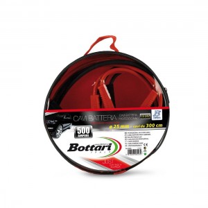 ΚΑΛΩΔΙΑ ΦΟΡΤΙΣΗΣ 500Α (BAG) 500Ah 300cm BOTTARI - 1 Tεμ.