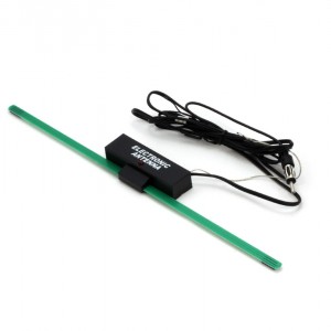 Amio - Εσωτερική Κεραία Αυτοκινήτου τύπου ANT05 με Ενισχυτή μήκος 34cm μήκος καλωδίου 2m για Επιβατικά Αυτοκίνητα - 1 τεμ. (01128/AM)