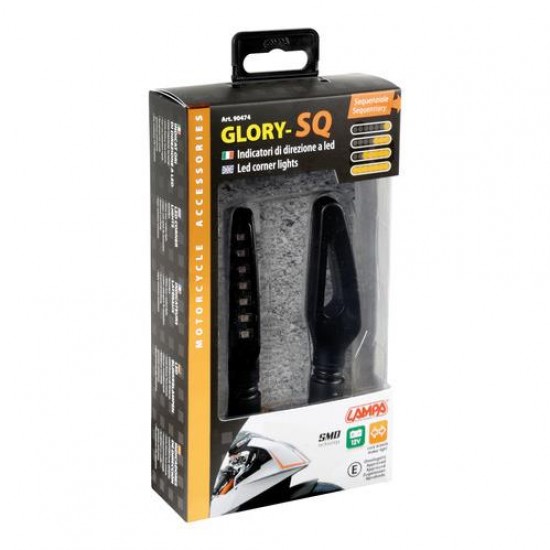 AMC-9047.4-LM - ΦΛΑΣ ΜΟΤΟ GLORY SQ ΜΑΥΡΑ 12V SMD LED 98x36mm ΦΛΑΣ ΜΟΤΟ GLORY SQ ΜΑΥΡΑ 12V SMD LED 98x36mm