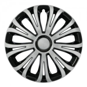 ΤΑΣΙΑ AVERA SILVER ΚΑΙ BLACK 15 INCH ΑΣΗΜΙ/ΜΑΥΡΟ ΣΕΤ