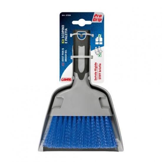 AMC-L3735.6 - ΣΚΟΥΠΑΚΙ ΚΑΙ ΦΑΡΑΣΙ ΜΕ ΣΚΛΗΡΗ ΤΡΙΧΑ PRO GRIP ΣΚΟΥΠΑΚΙ ΚΑΙ ΦΑΡΑΣΙ ΜΕ ΣΚΛΗΡΗ ΤΡΙΧΑ PRO GRIP