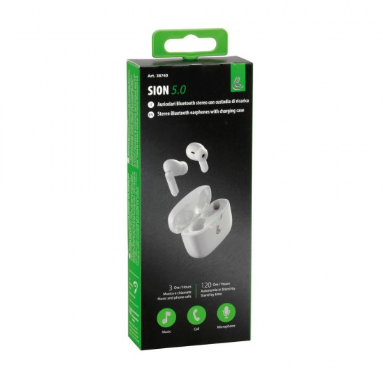 AMC-L3874.0 - ΑΚΟΥΣΤΙΚΑ ΑΣΥΡΜΑΤΑ BLUETOOTH ΜΕ ΘΗΚΗ +ΚΑΛΩΔΙΟ ΦΟΡΤΙΣΗΣ USB(ΜΟΥΣΙΚΗ/ΚΛΗΣΕΙΣ/ΜΙΚΡΟΦΩΝΟ) ΛΕΥΚΑ SION 5.0 LAMPA - 1 TEM. ΑΚΟΥΣΤΙΚΑ ΑΣΥΡΜΑΤΑ BLUETOOTH ΜΕ ΘΗΚΗ +ΚΑΛΩΔΙΟ ΦΟΡΤΙΣΗΣ USB(ΜΟΥΣΙΚΗ/ΚΛΗΣΕΙΣ/ΜΙΚΡΟΦΩΝΟ) ΛΕΥΚΑ SION 5.0 LAMPA - 1 TEM.