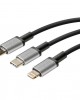 AMC-L3884.7/T - ΚΑΛΩΔΙΟ USB ΦΟΡΤΙΣΗΣ CERBERO 100 cm (3 ΑΝΤΑΠΤΟΡΕΣ TYPE C/APPLE/MICRO USB - 8 PIN) SILVER LINE ΚΑΛΩΔΙΟ USB ΦΟΡΤΙΣΗΣ CERBERO 100 cm (3 ΑΝΤΑΠΤΟΡΕΣ TYPE C/APPLE/MICRO USB - 8 PIN) SILVER LINE